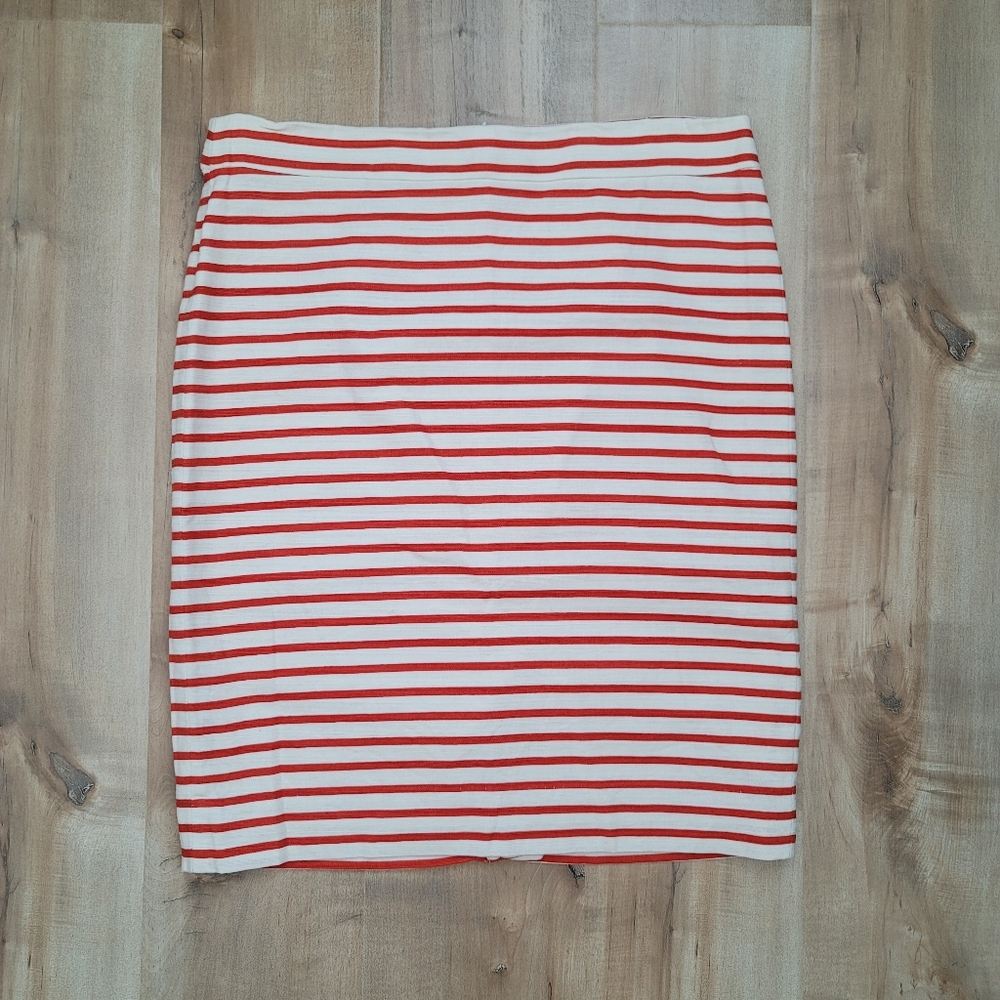 J.CREW Nautical Stripes No. 2 Pencil Skirt